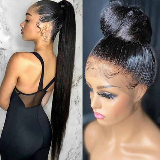 RomaNike 360 Lace Frontal Wig Straight Frontal Wig