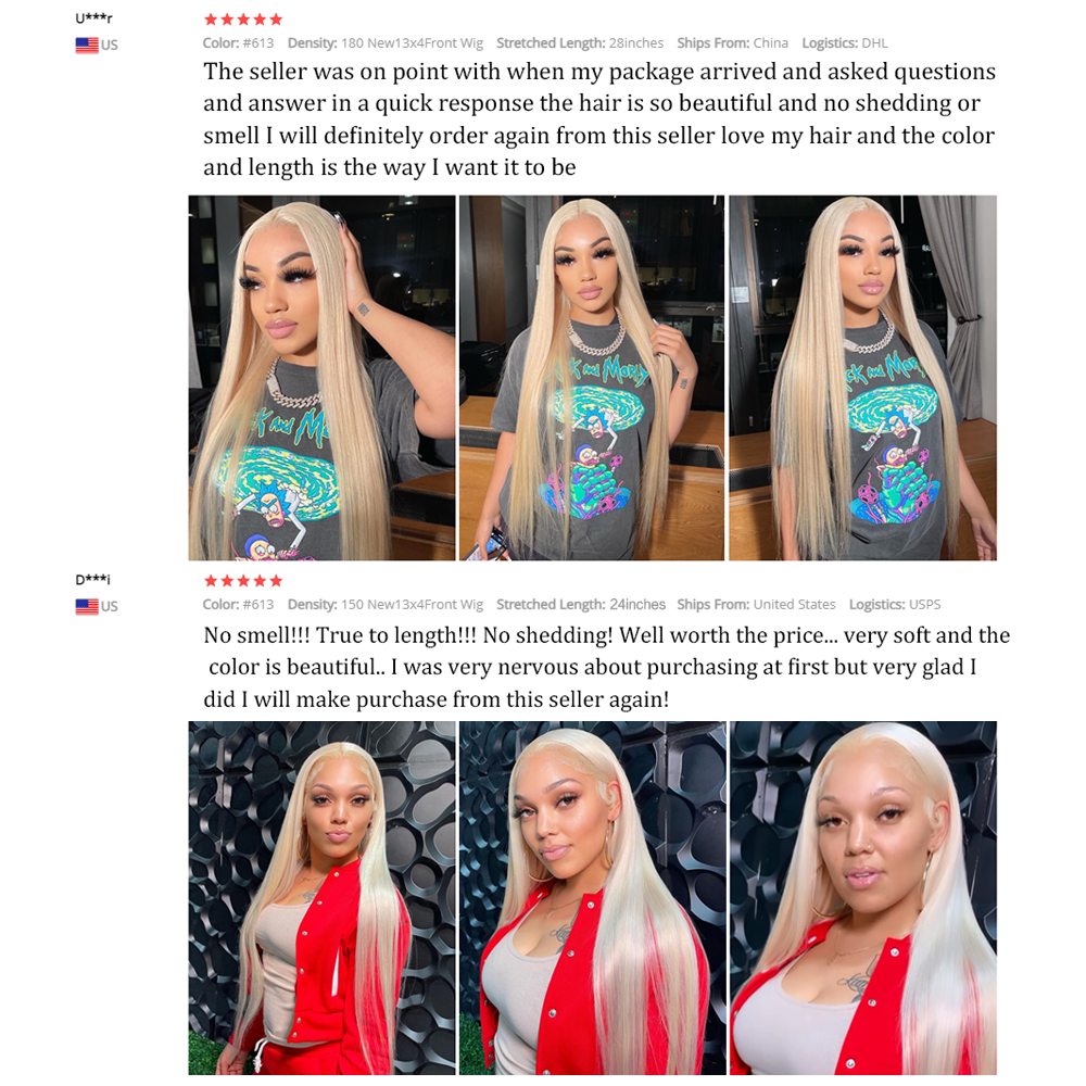 RomaNike Blonde  Wig Body Wave Wig  13X4 Lace Front Wig