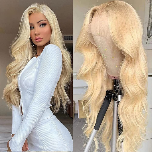 RomaNike Blonde  Wig Body Wave Wig  13X4 Lace Front Wig