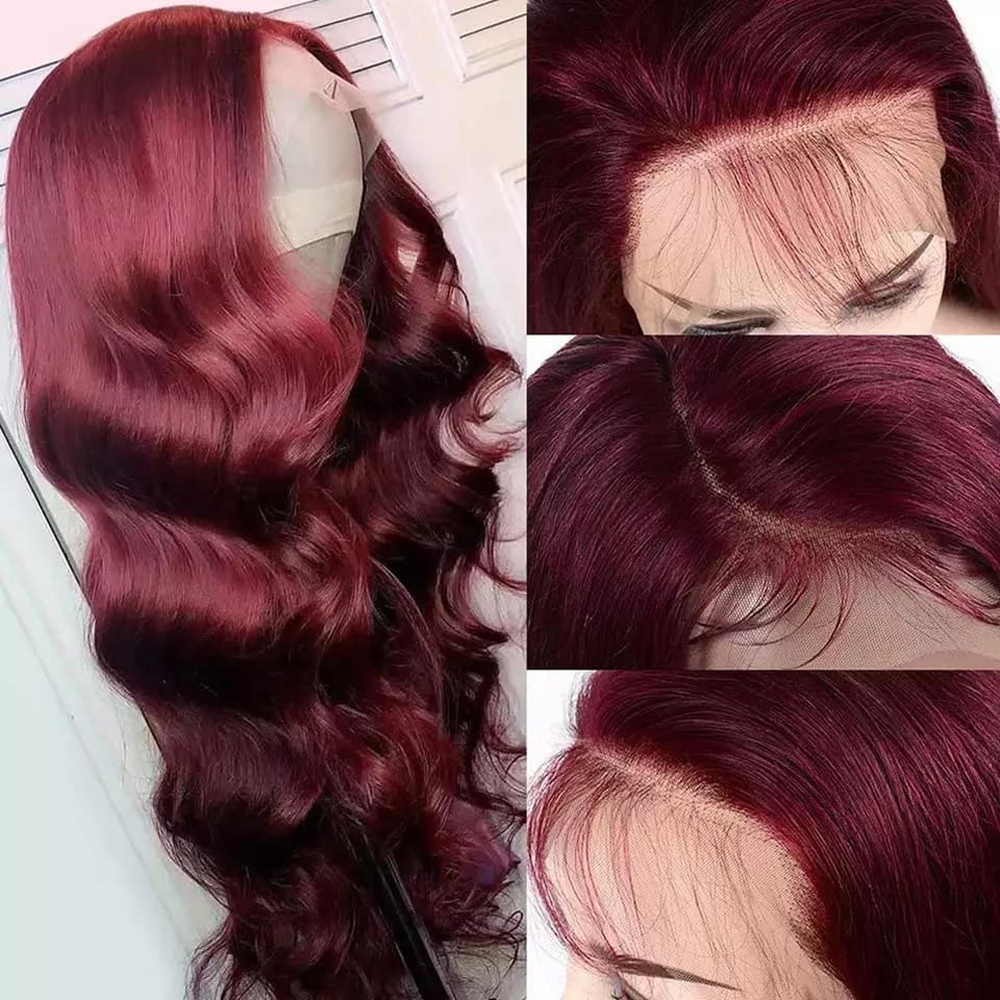 RomaNike 99J Colored Lace Front Body Wave wig 13X4 lace front wig