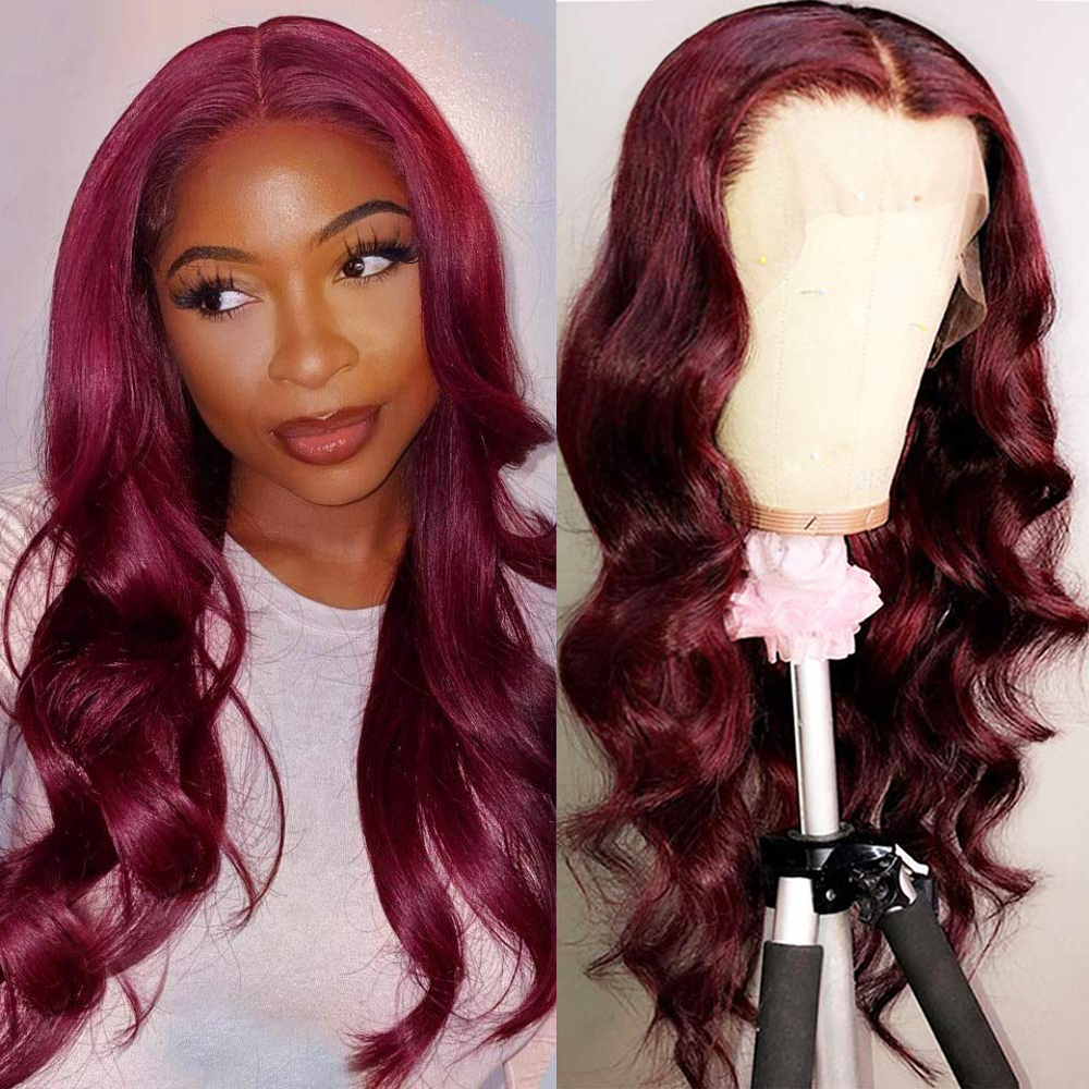 RomaNike 99J Colored Lace Front Body Wave wig 13X4 lace front wig