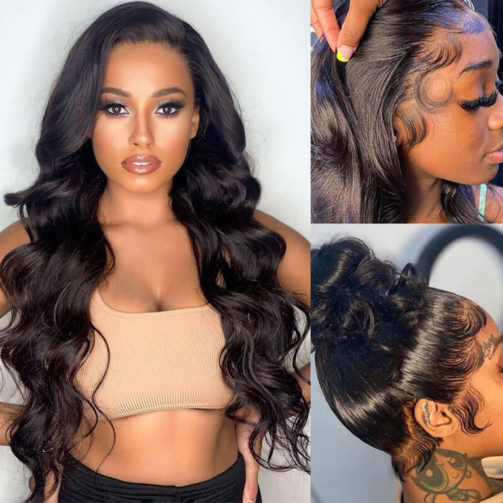 RomaNike 360 Lace Frontal Wig Body Wave Frontal Wig