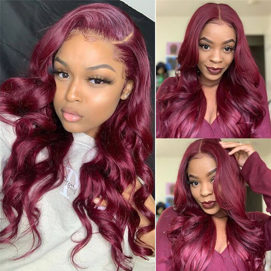 RomaNike 99J Colored Lace Front Body Wave wig 13X4 lace front wig