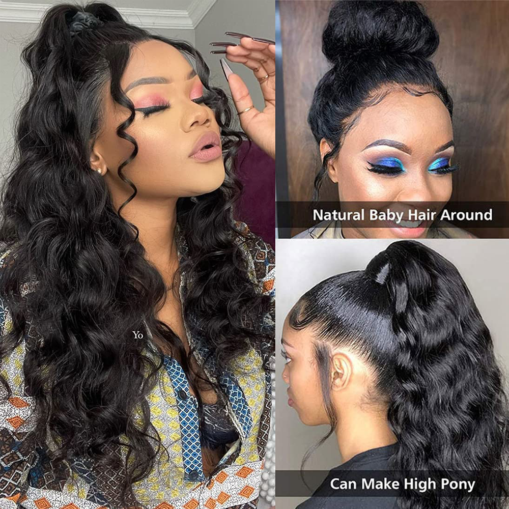 RomaNike 360 Lace Frontal Wig Body Wave Frontal Wig